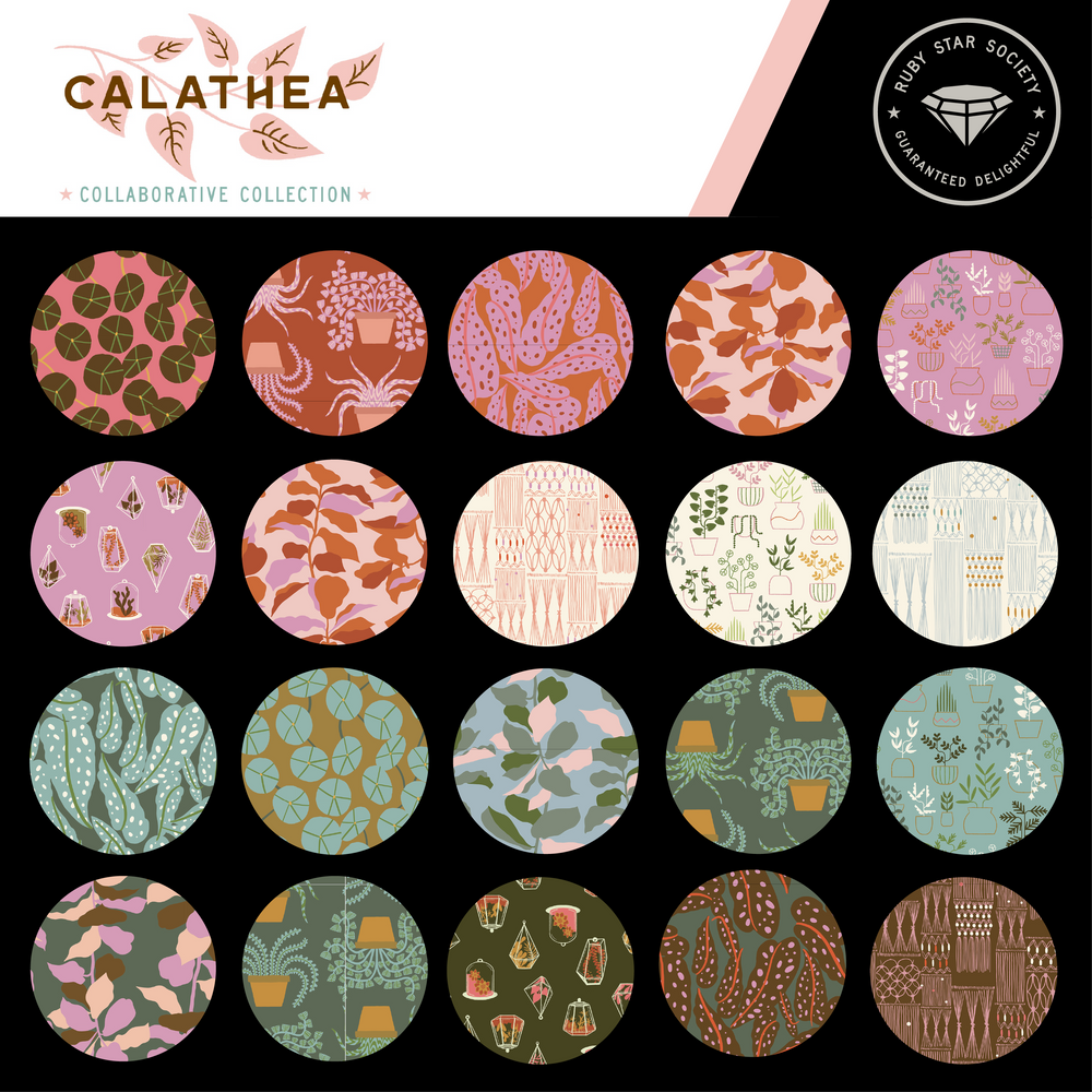 Calathea - Full Fat Quarter Bundle - 22pcs