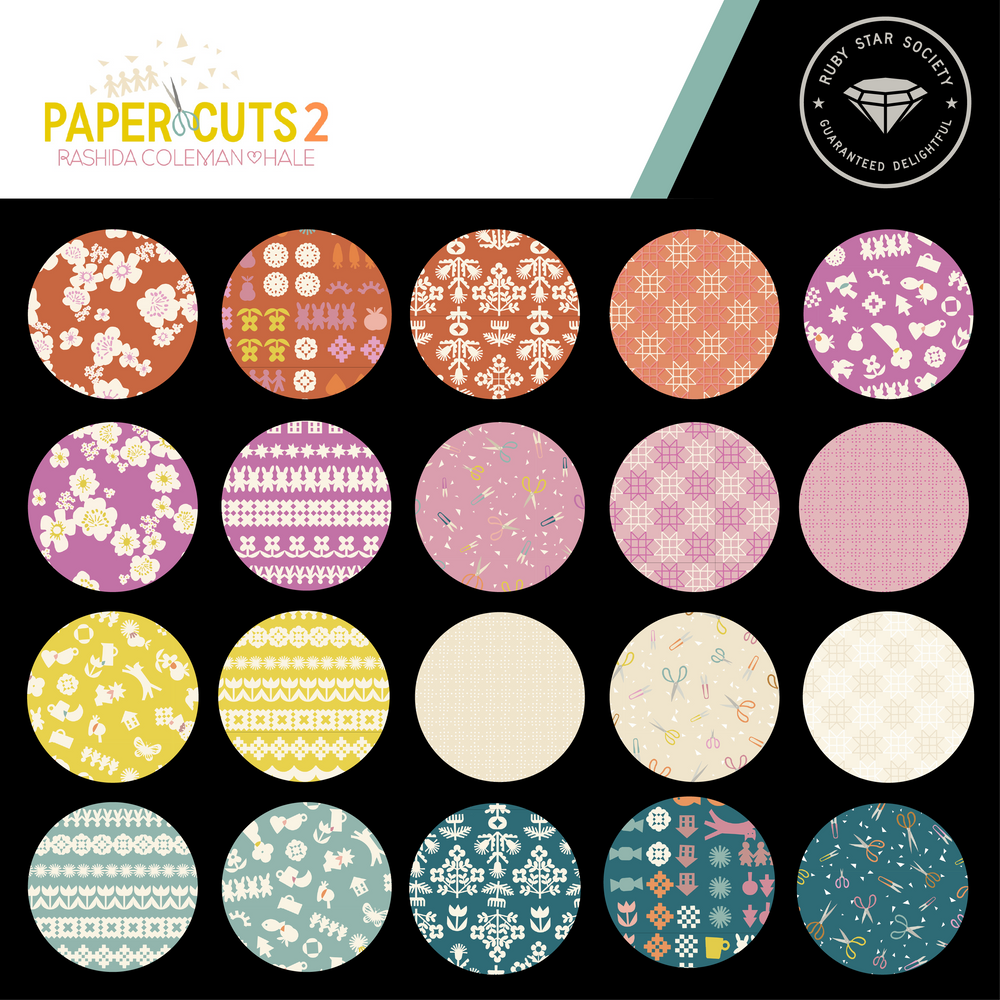 Paper Cuts 2 - Mini Charm Pack (2.5" squares) RS1107MC
