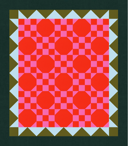 Barrett Quilt Kit - Pickled Pink