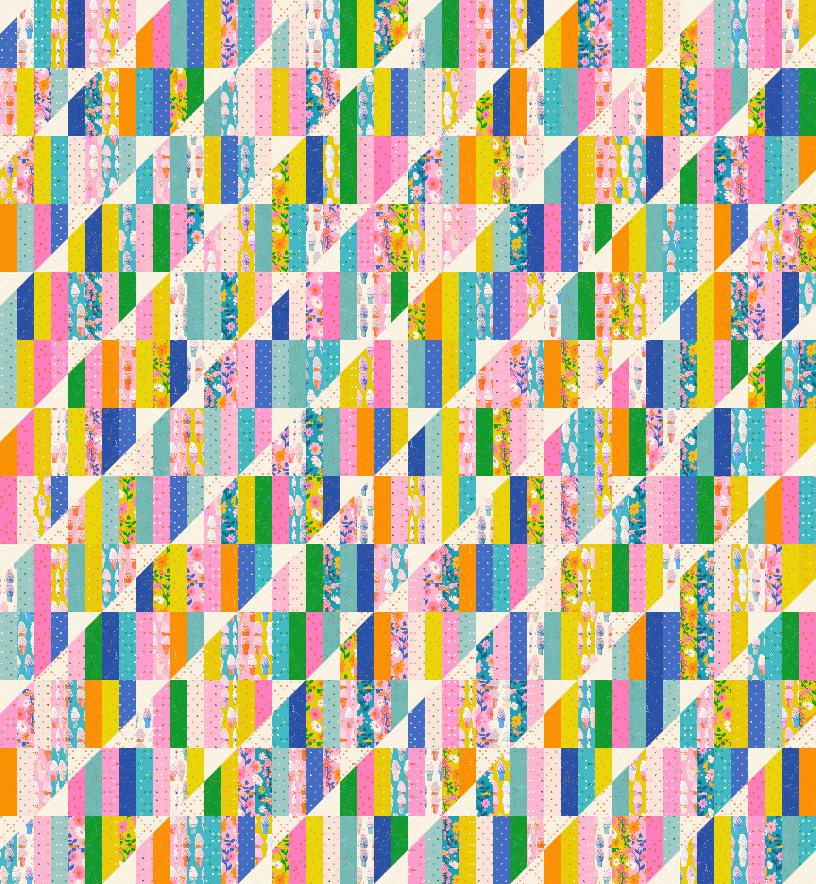 Happy Stripes Quilt Kit - Best Day Ever