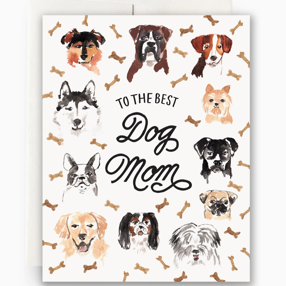 Best Dog Mom Card