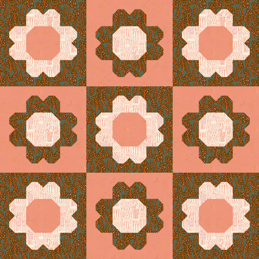 Best Buds Quilt Kit - Calathea