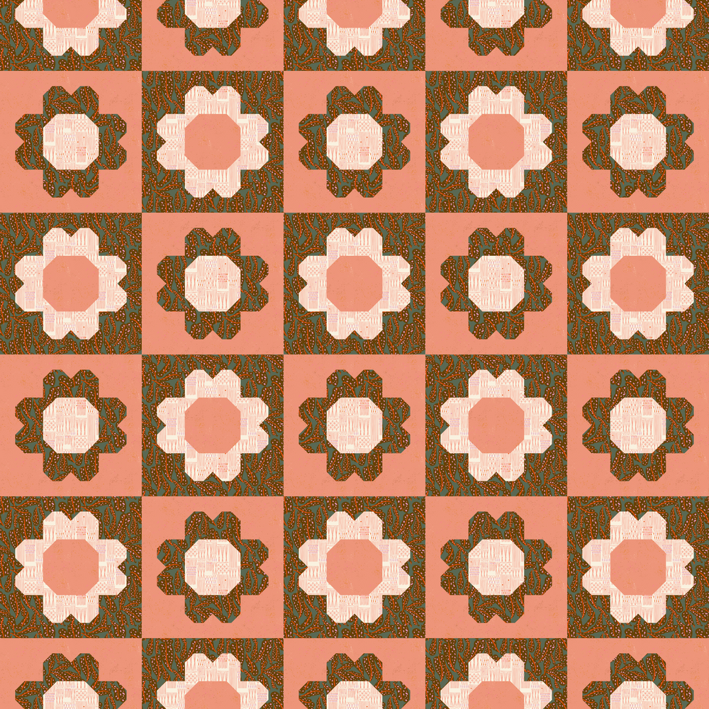 Best Buds Quilt Kit - Calathea