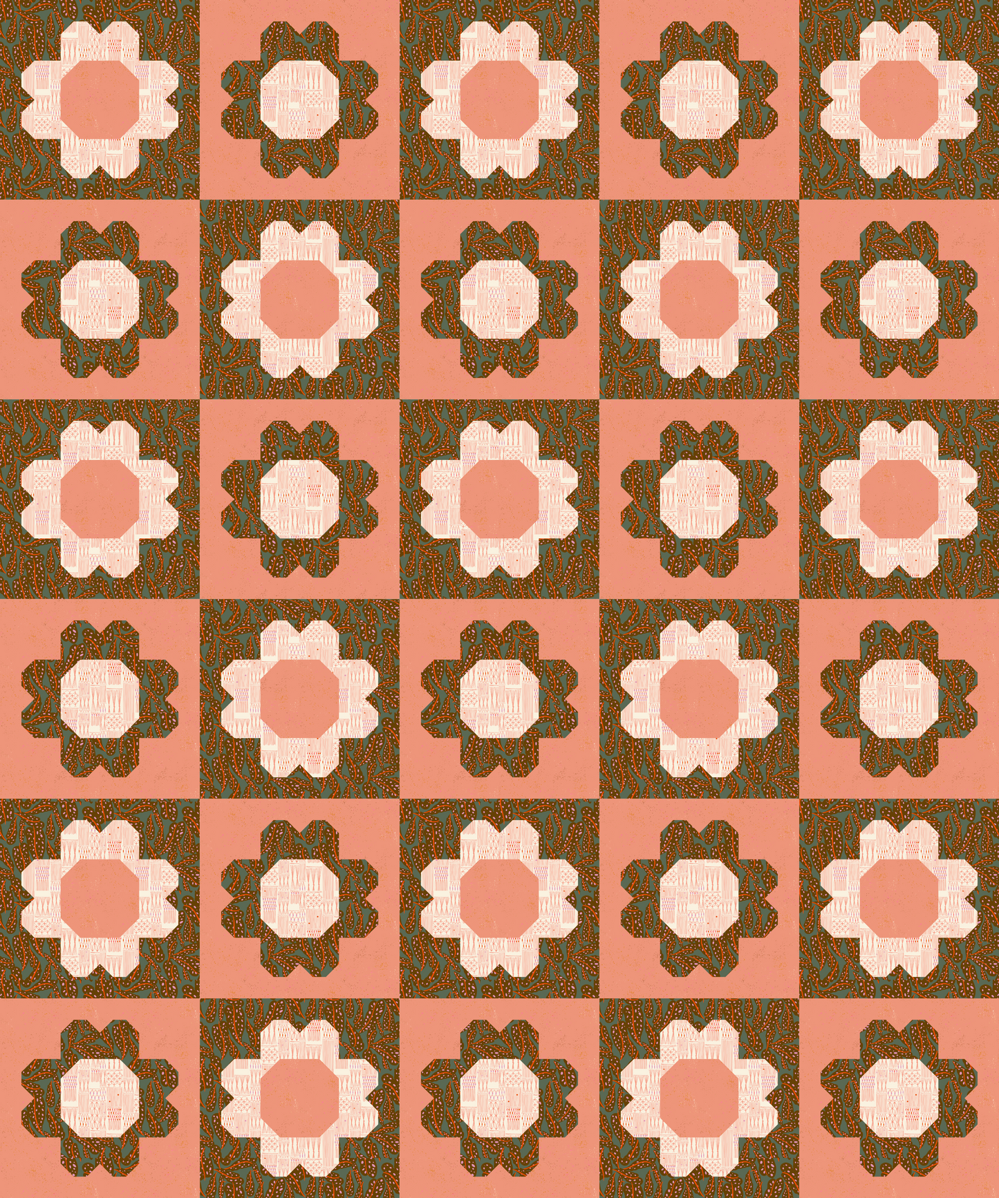 Best Buds Quilt Kit - Calathea