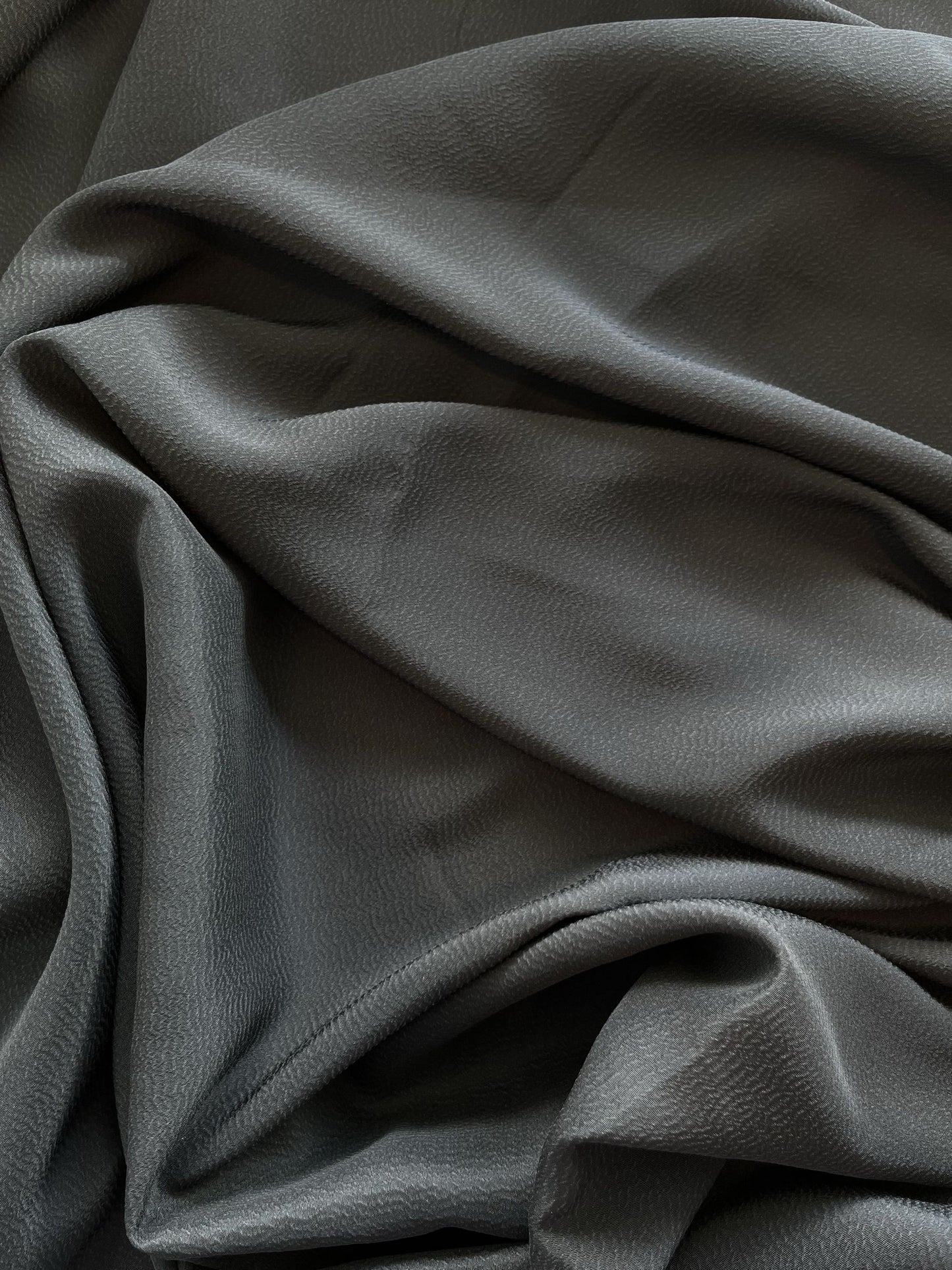 ReStash 3.4yd - Black Hammered Silk