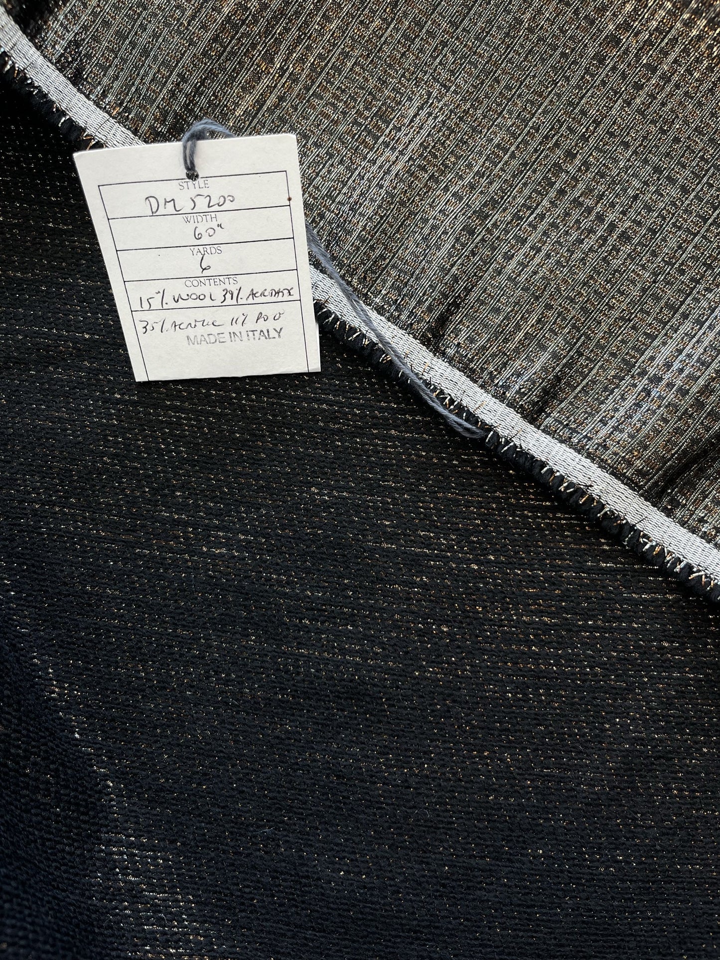 ReStash: 3.4yd Metallic Wool Poly Blend