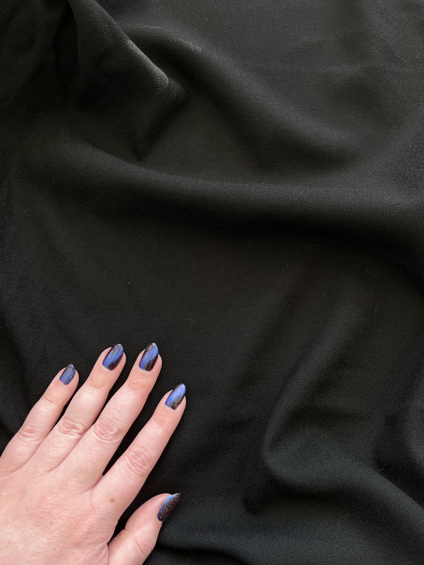 ReStash: 3.5yd Black Silk Crepe