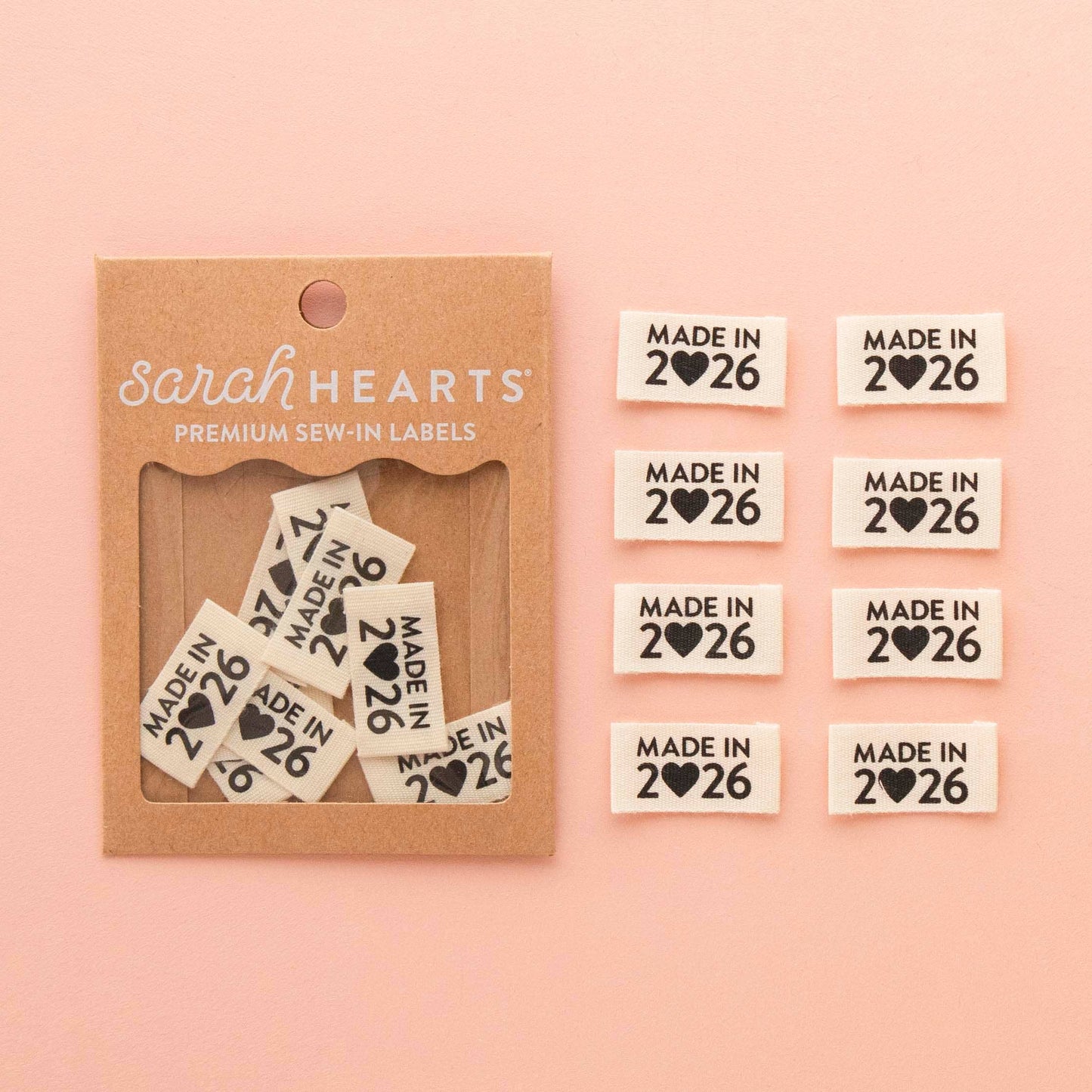 Made in 2026 End Fold - Woven Sewing Labels (8)