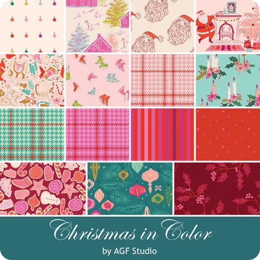 Christmas in Color - 10" Fabric Wonders (42pc)