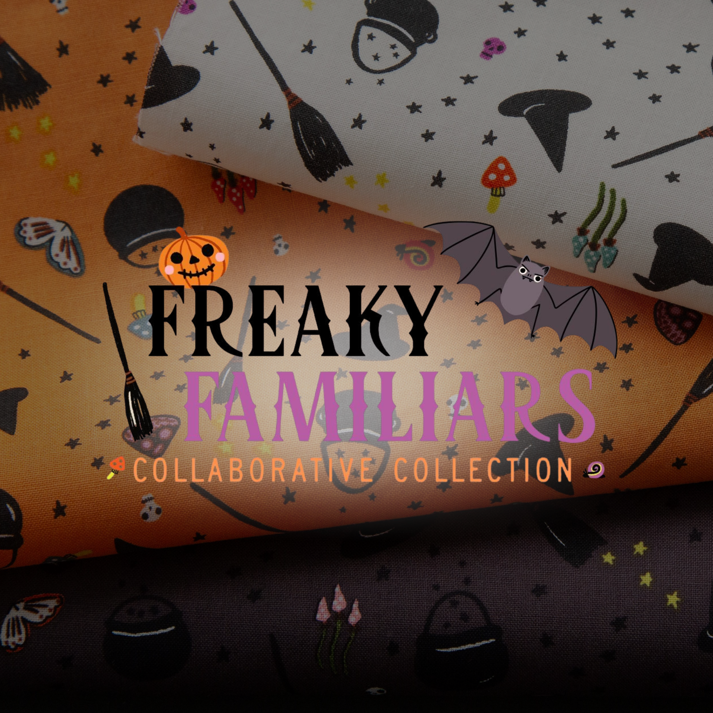 Freaky Familiars Fabric Collection