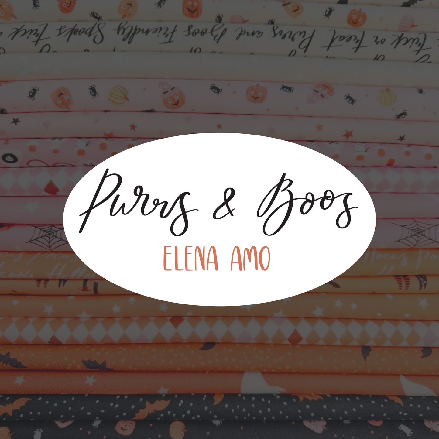 Purrs and Boos Fabric Collection