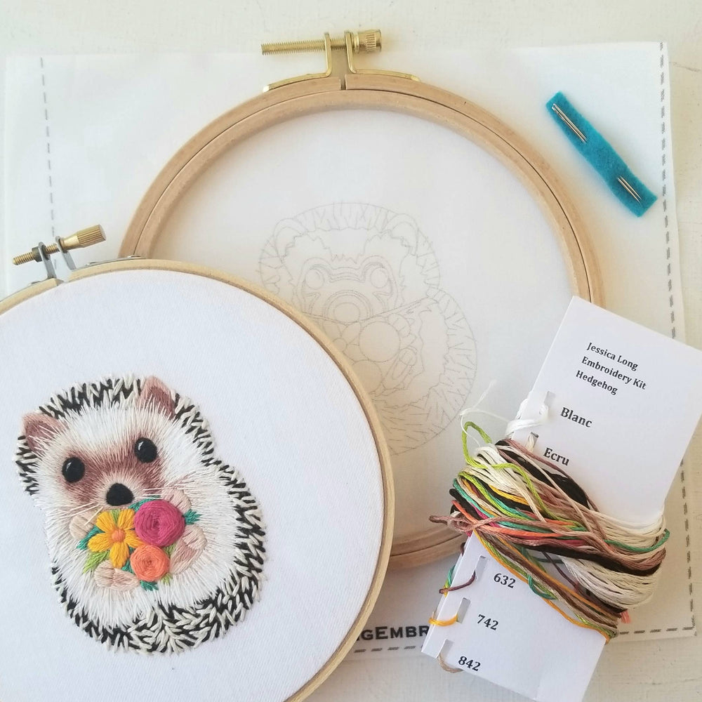 
                      
                        Hedgehog Embroidery Kit
                      
                    