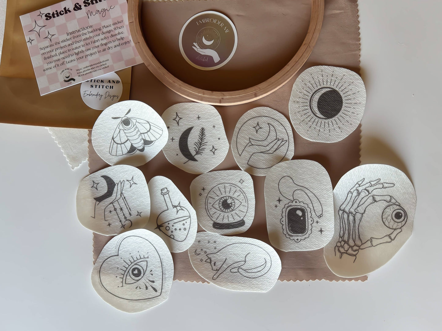 Magic Stick & Stitch Embroidery pack