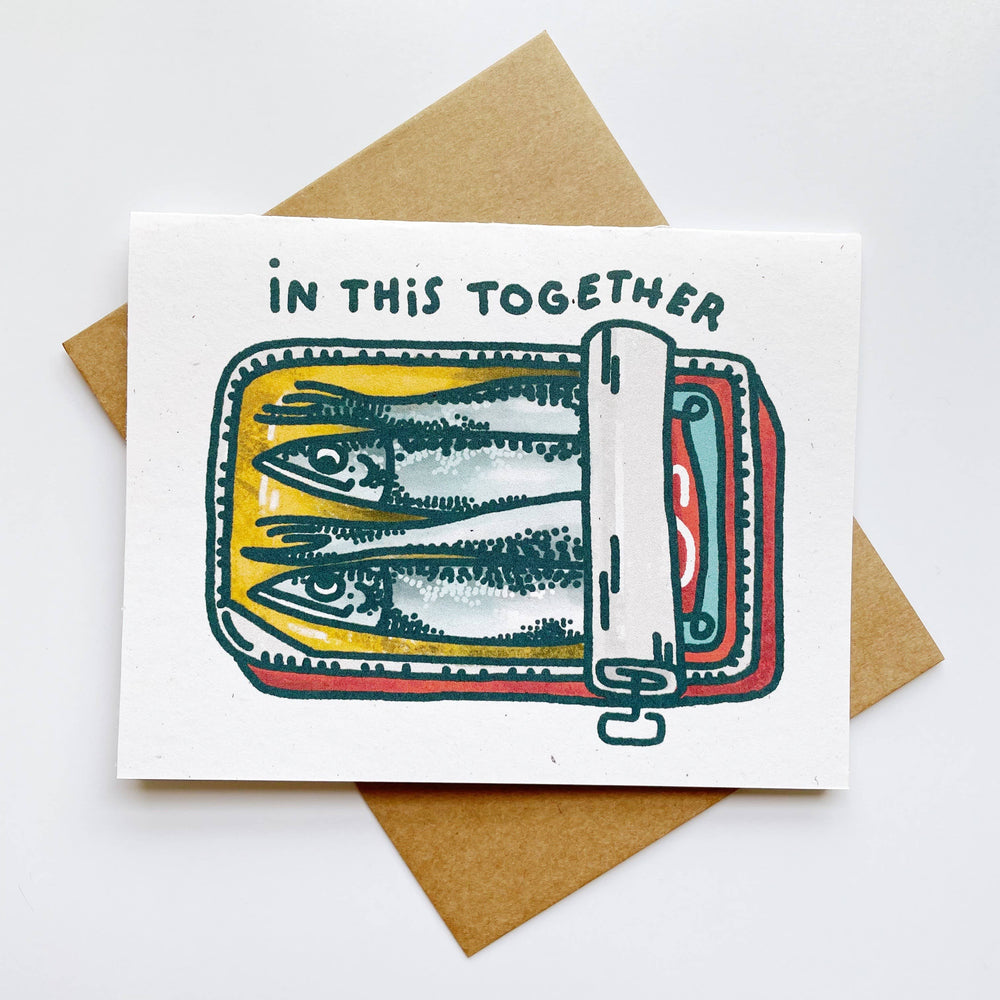 In This Together Tinned Fish Sardine Card