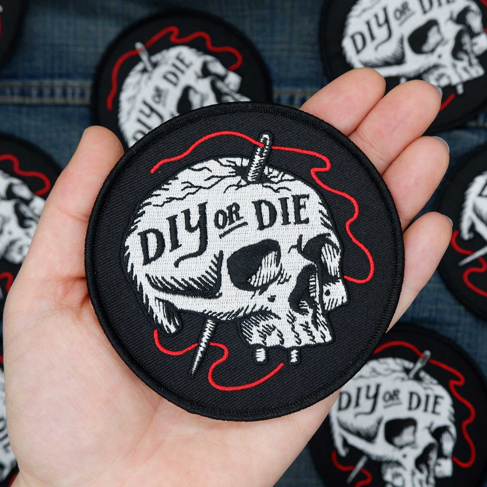 DIY or Die - Embroidered Patch