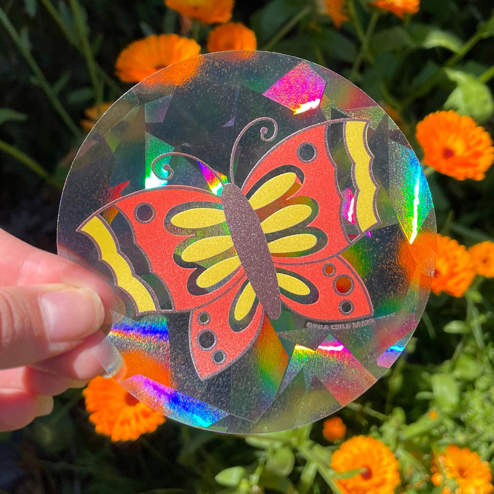 
                      
                        Retro Butterfly Suncatcher Decal
                      
                    