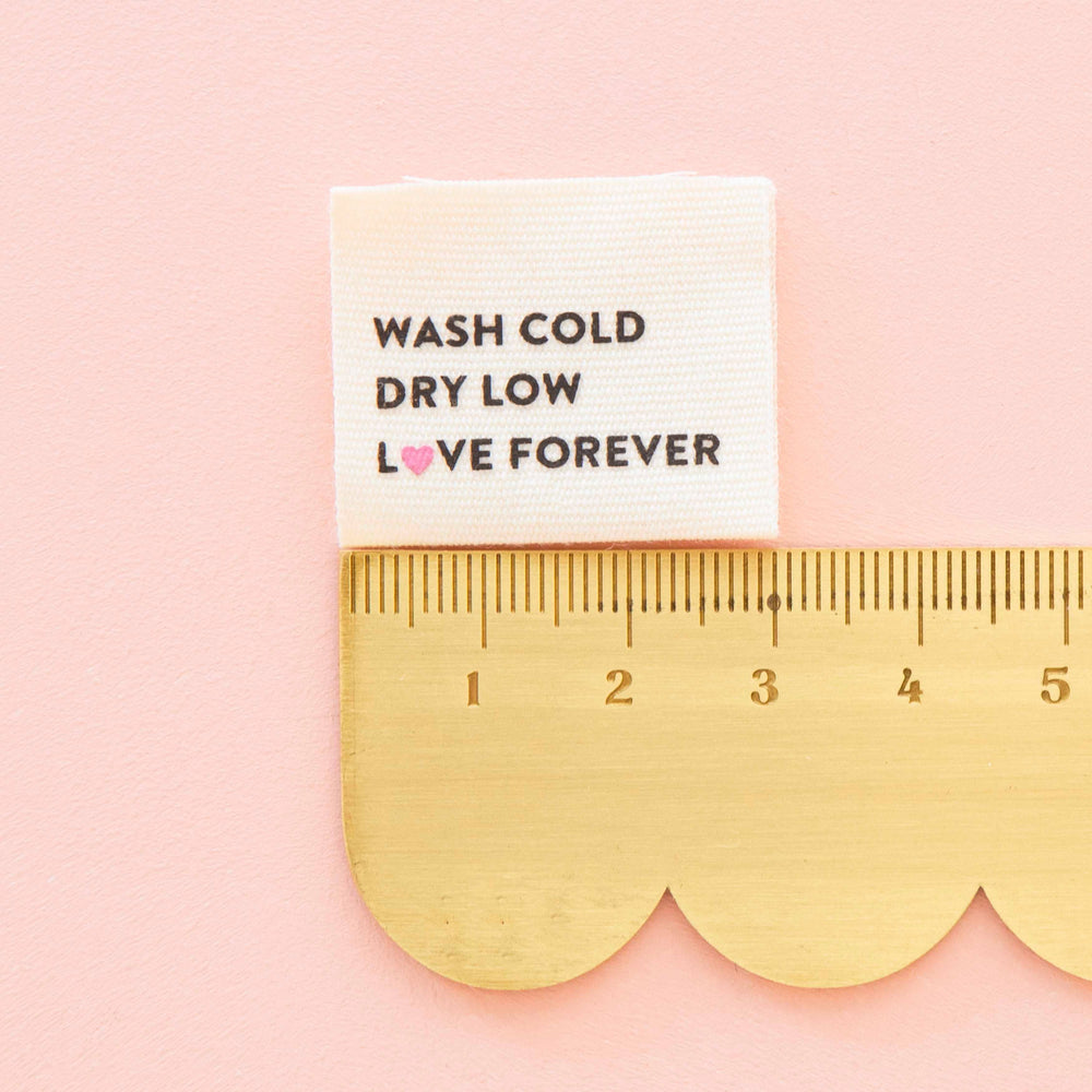 
                      
                        Wash Cold Dry Low Organic Cotton Woven Sewing Labels (8)
                      
                    