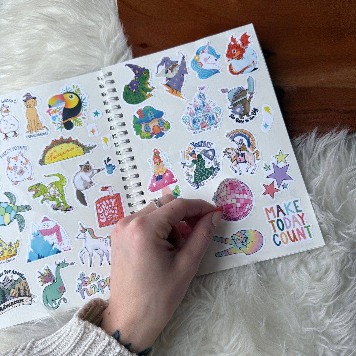 Cwc Sticker Book The Unused Sticker Book - Blue – Wyldwood Creative