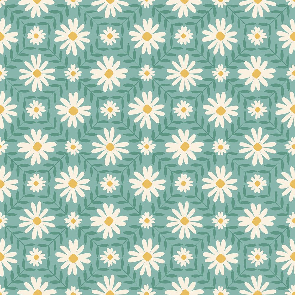 Endpaper - Floral Endpaper - Water