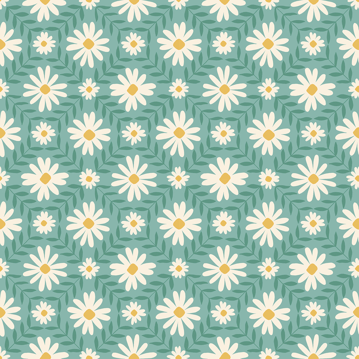 Endpaper - Floral Endpaper - Water