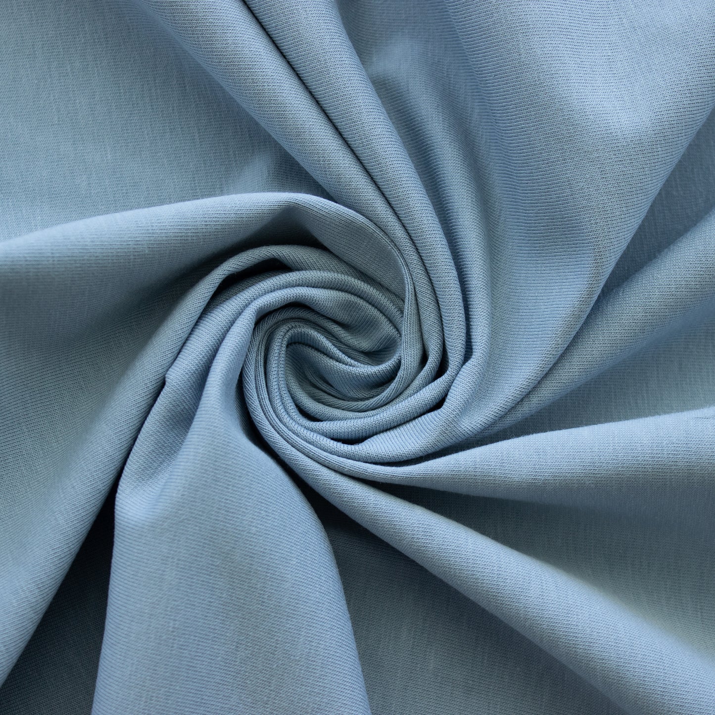 Organic Cotton Stretch Jersey - Faded Blue
