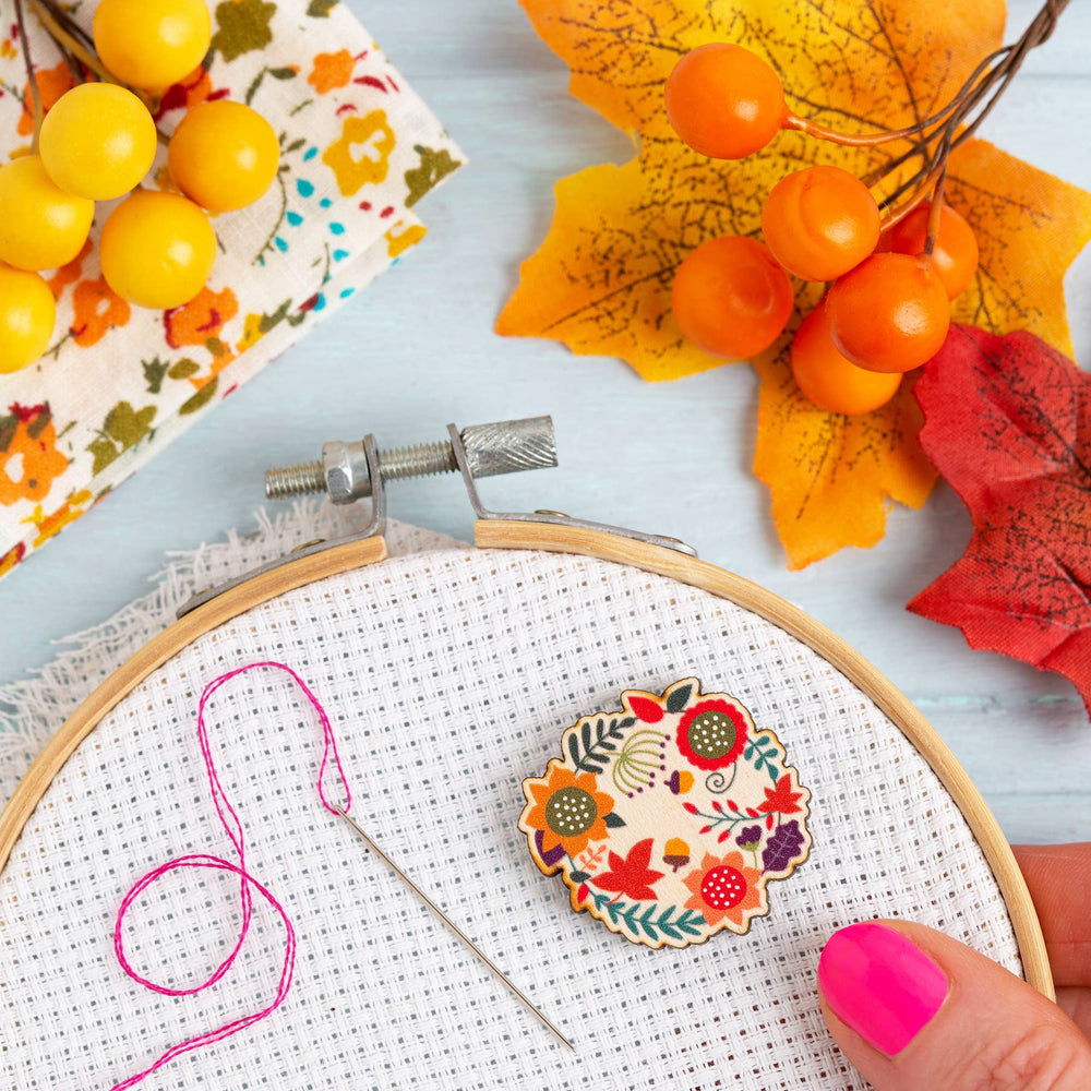 
                      
                        Autumn Leaves Needle Minder
                      
                    