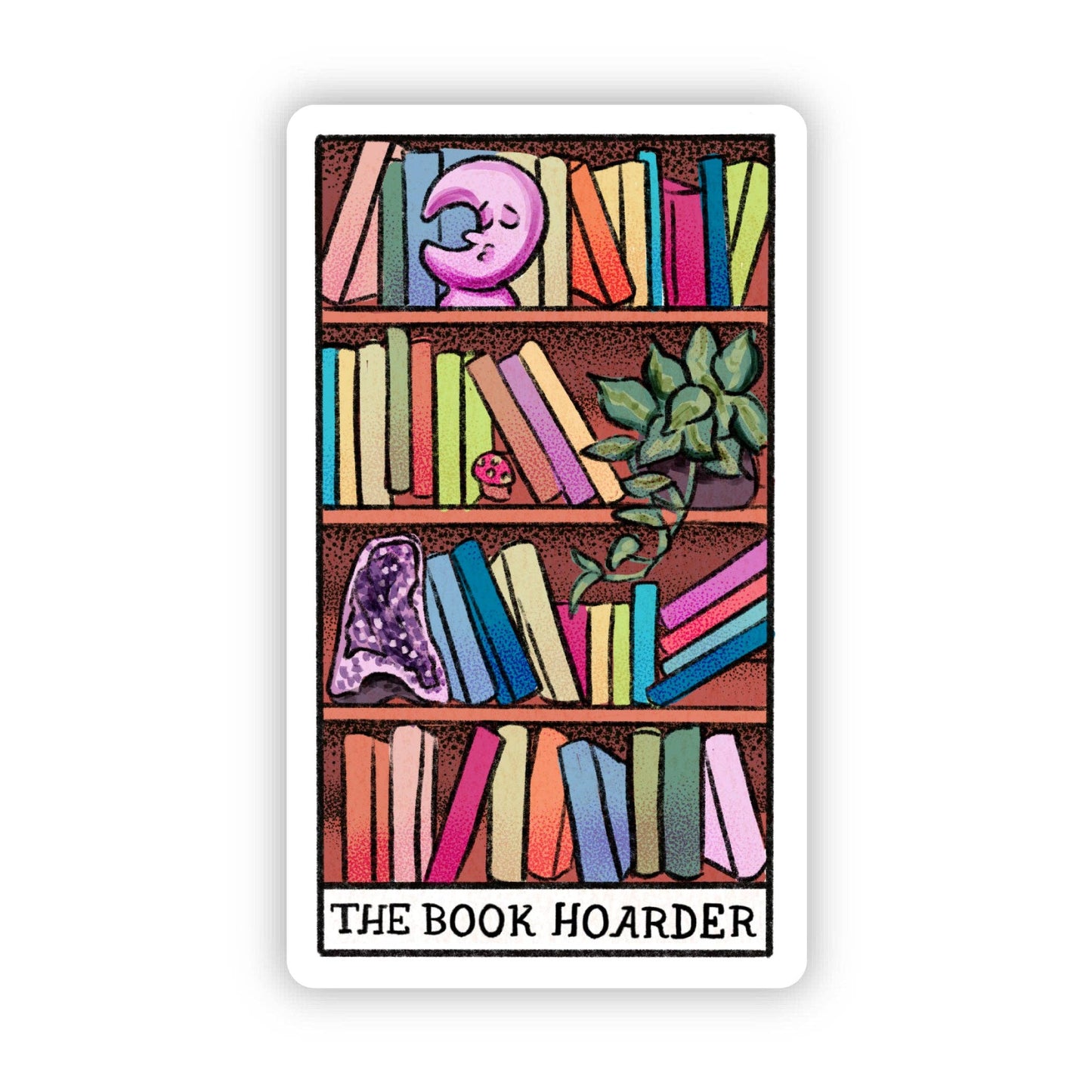 Book Tarot Card Sticker