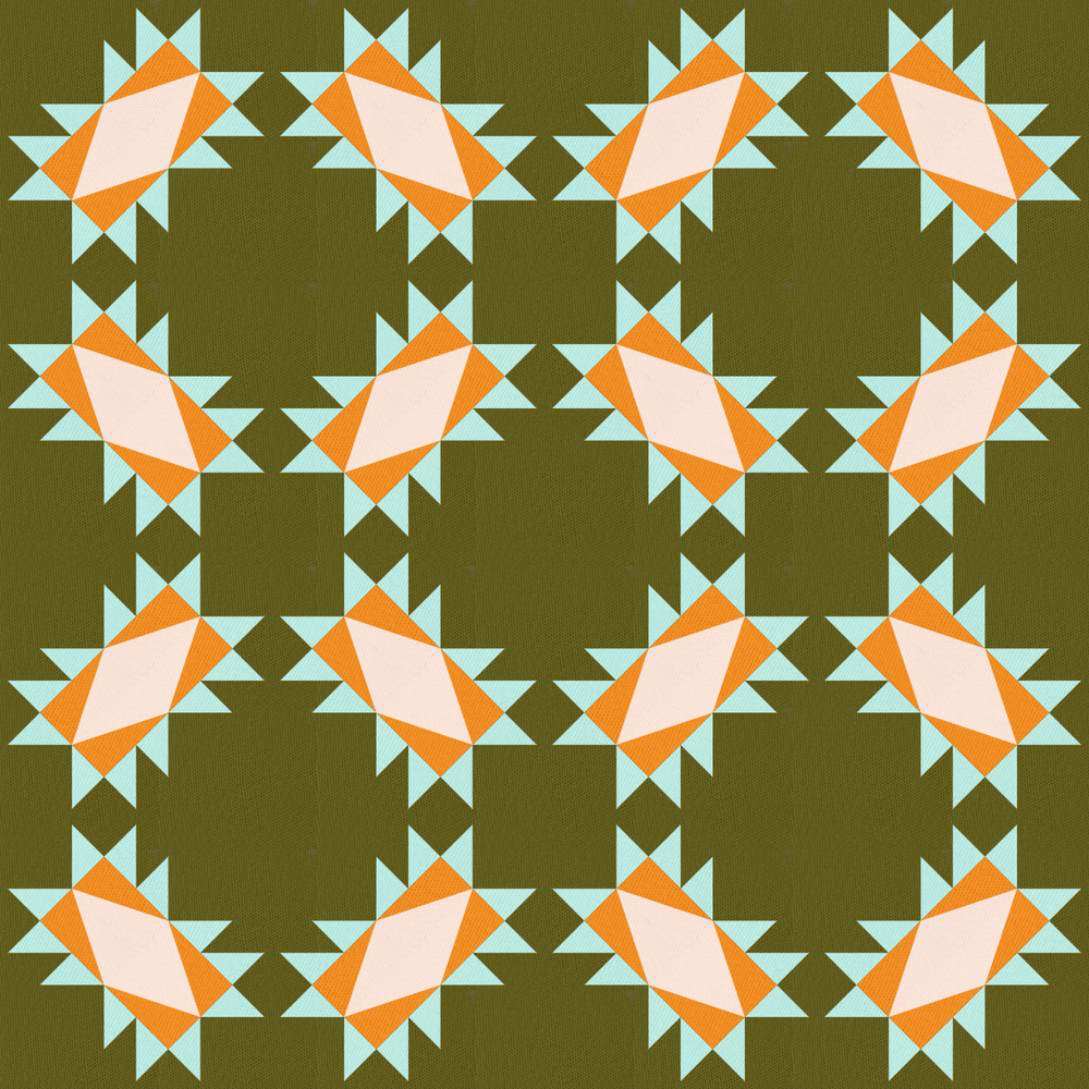 Folkwell Quilt Kit - Pickled Pink