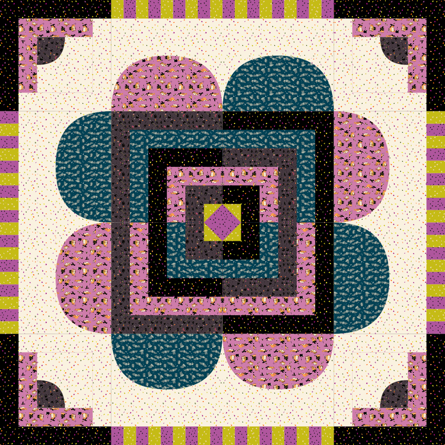 Grove Quilt Kit - Freaky Familars