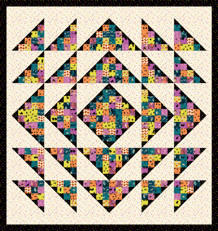 LoriAnn Quilt Kit - Freaky Familiars