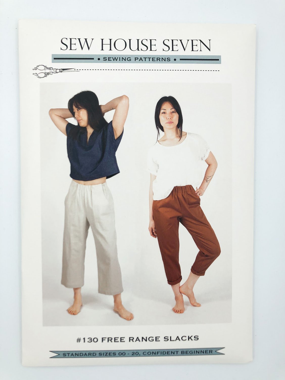 Free Range Slacks Pattern - Sizes 00-20 (up to 50" hip)