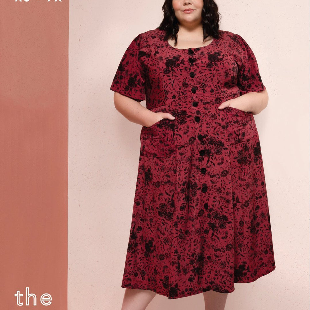 Hughes Dress Pattern - Sizes XS-7X (up to 63" hip)