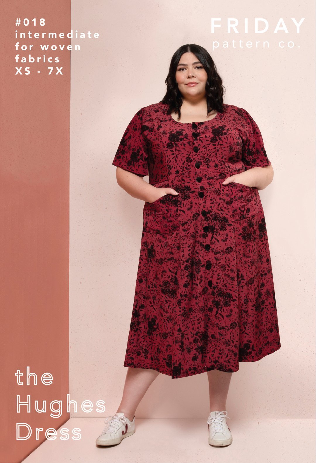 Hughes Dress Pattern - Sizes XS-7X (up to 63" hip)