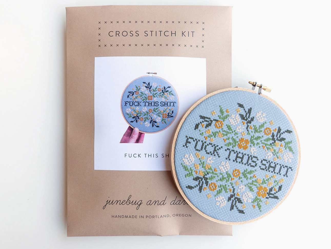 Fuck this Shit Cross Stitch Kit 