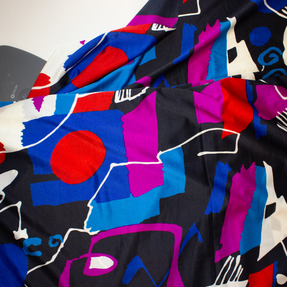 ReStash: Funky Retro Woven sold by the 1/2 yd