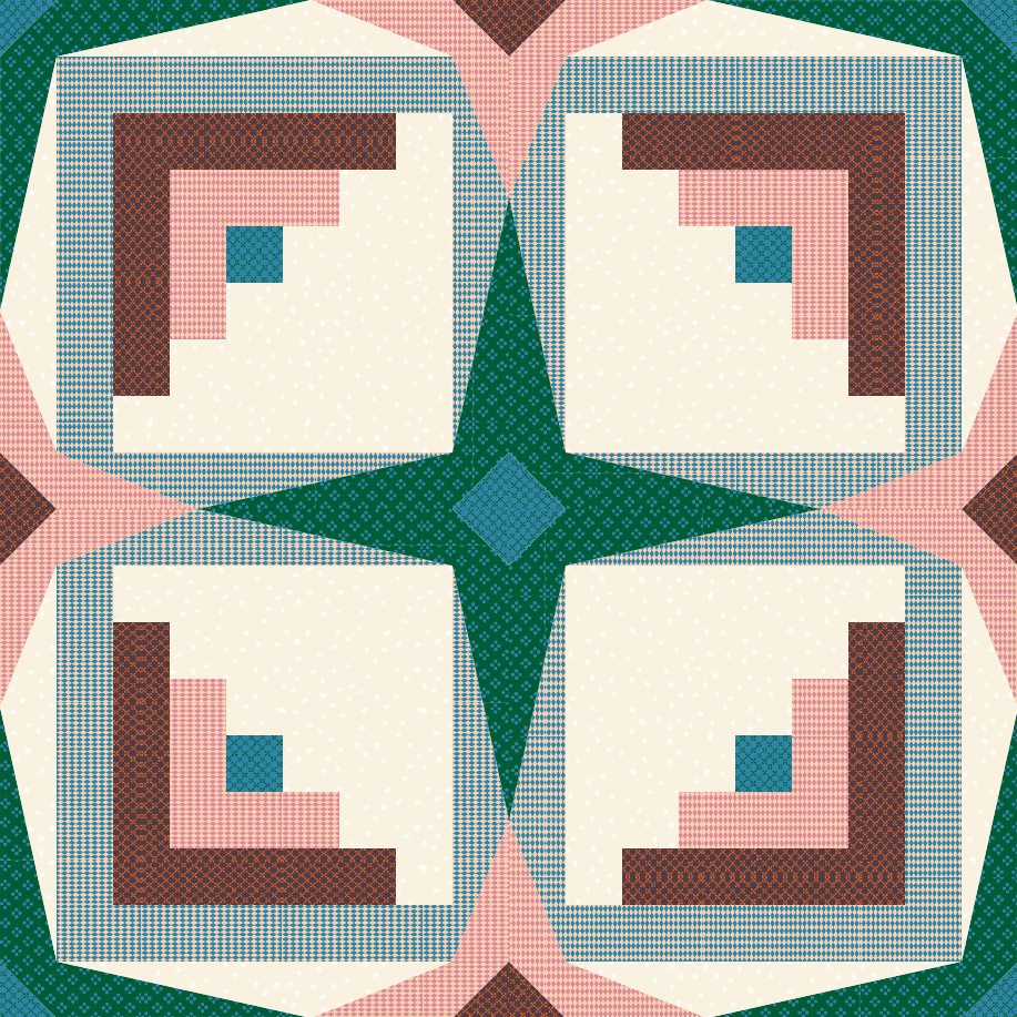 Sky Cabin Quilt Kit - Geometry