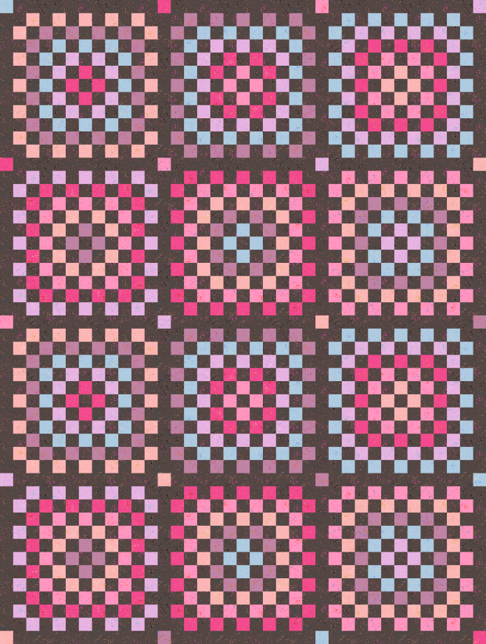 Granny Patch Quilt Kit - New Speckled