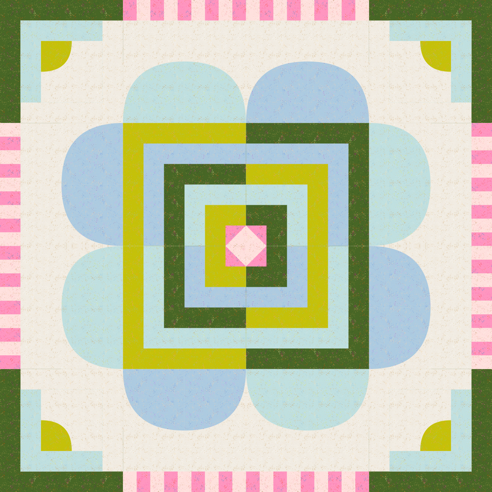 Grove Quilt Kit - Spring Cottage Witch