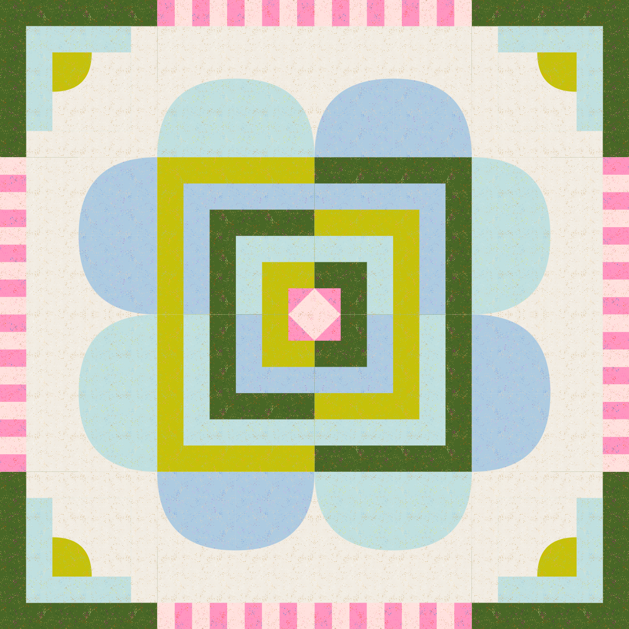 Grove Quilt Kit - Spring Cottage Witch