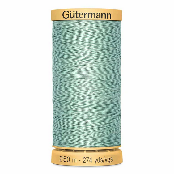 Gutermann Natural Cotton Thread - 50wt 274yds - Light Green (7730)