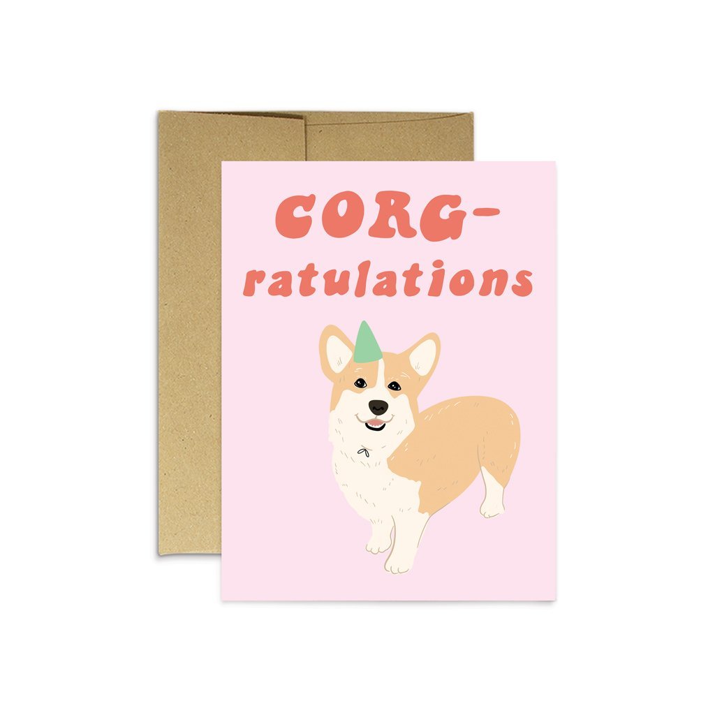 Corg-ratulations Card