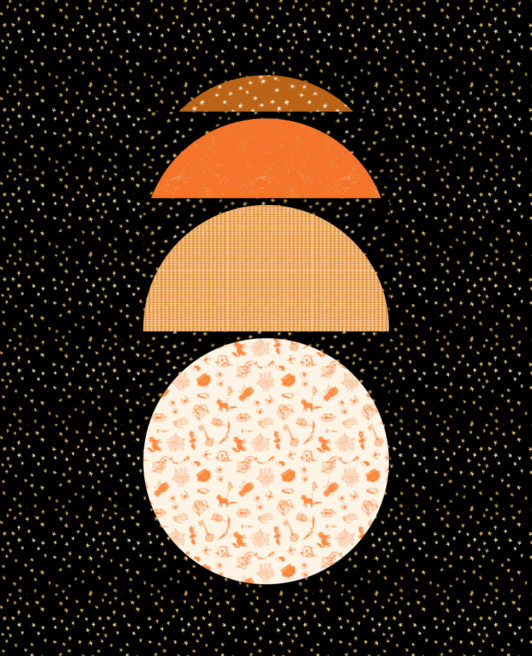 Clava Quilt Kit -Classic Halloween