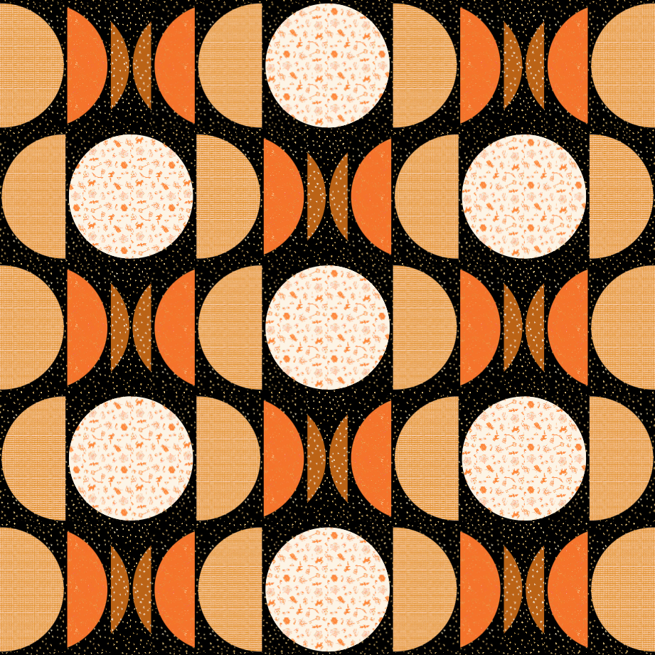 Clava Quilt Kit -Classic Halloween