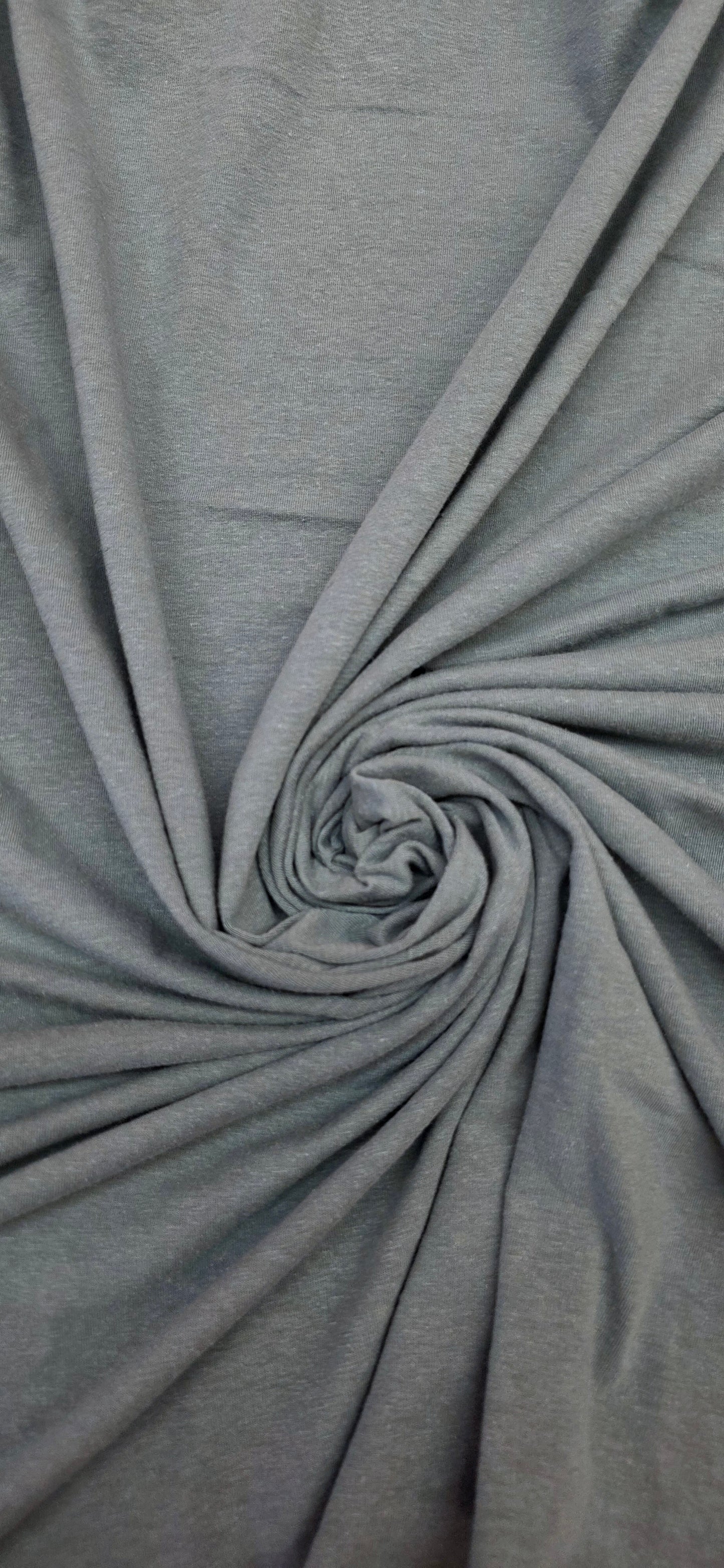 ReStash: 1.33yd Organic Hemp Jersey - Mineral Blue