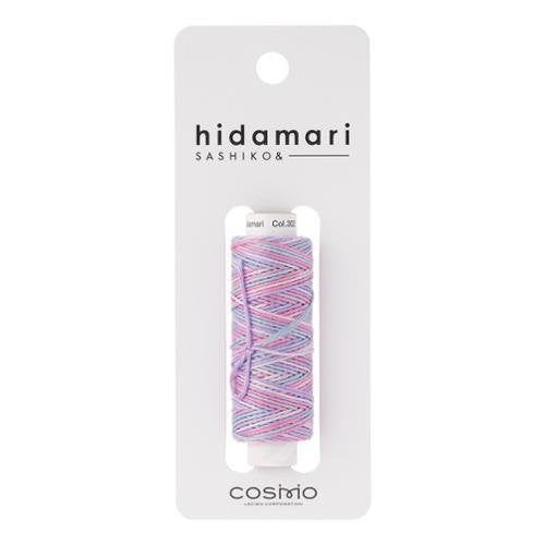 Hidamari Sashiko Thread - Pink and Blue Varigated