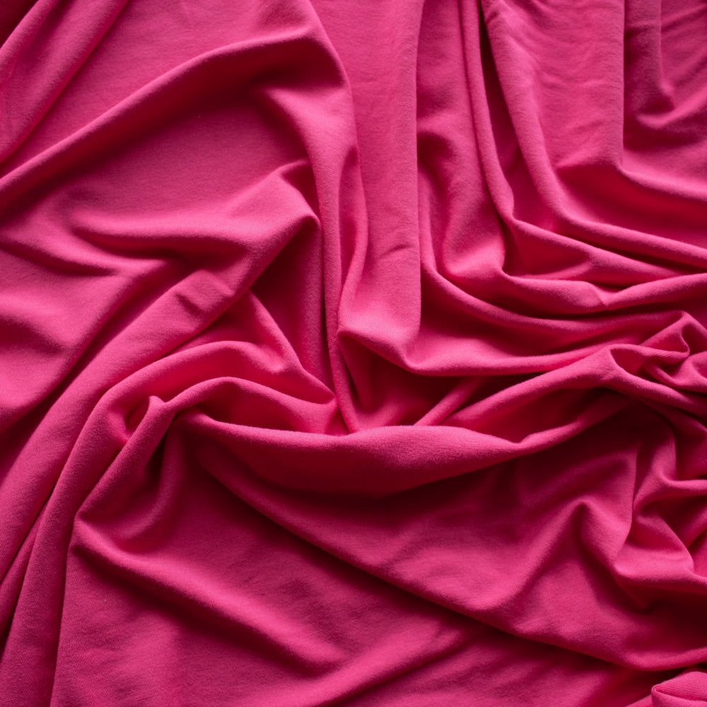 ReStash: .75 yds Hot Pink Knit