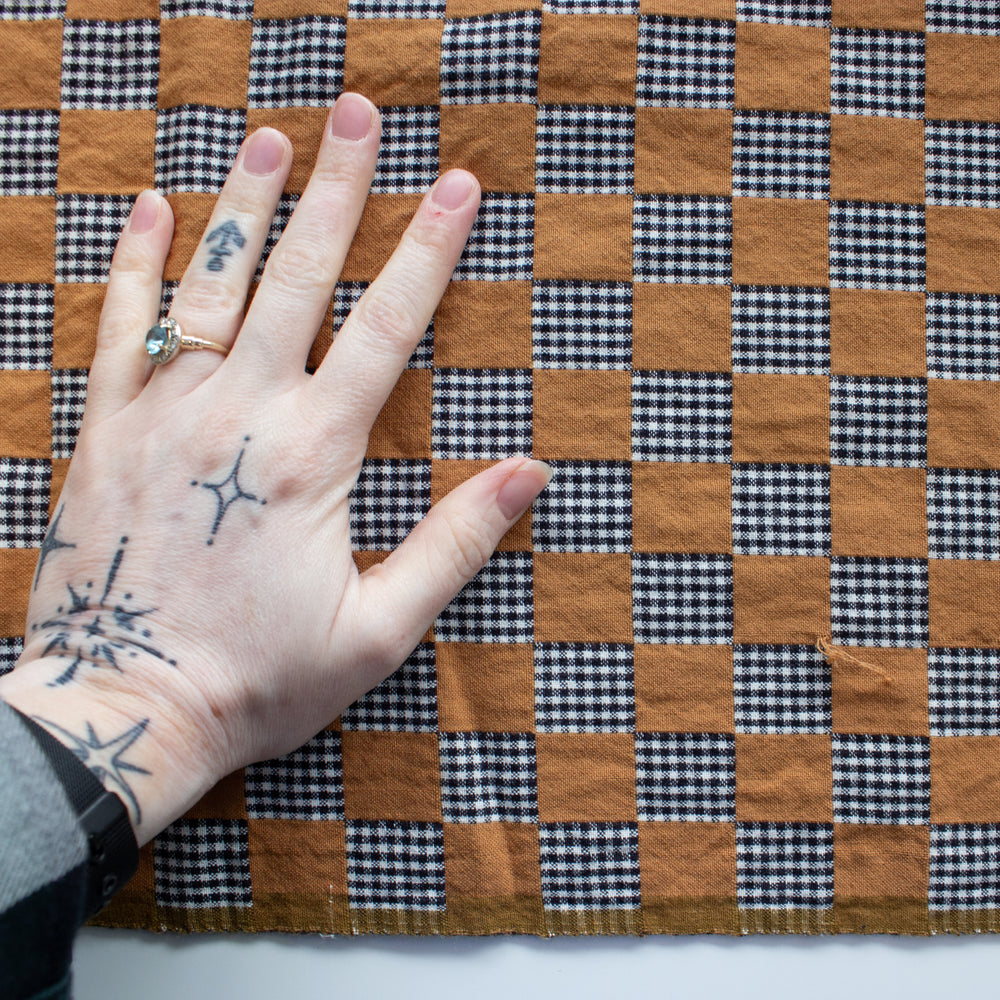 ReStash: 3 yds Checkmate Sandalwood