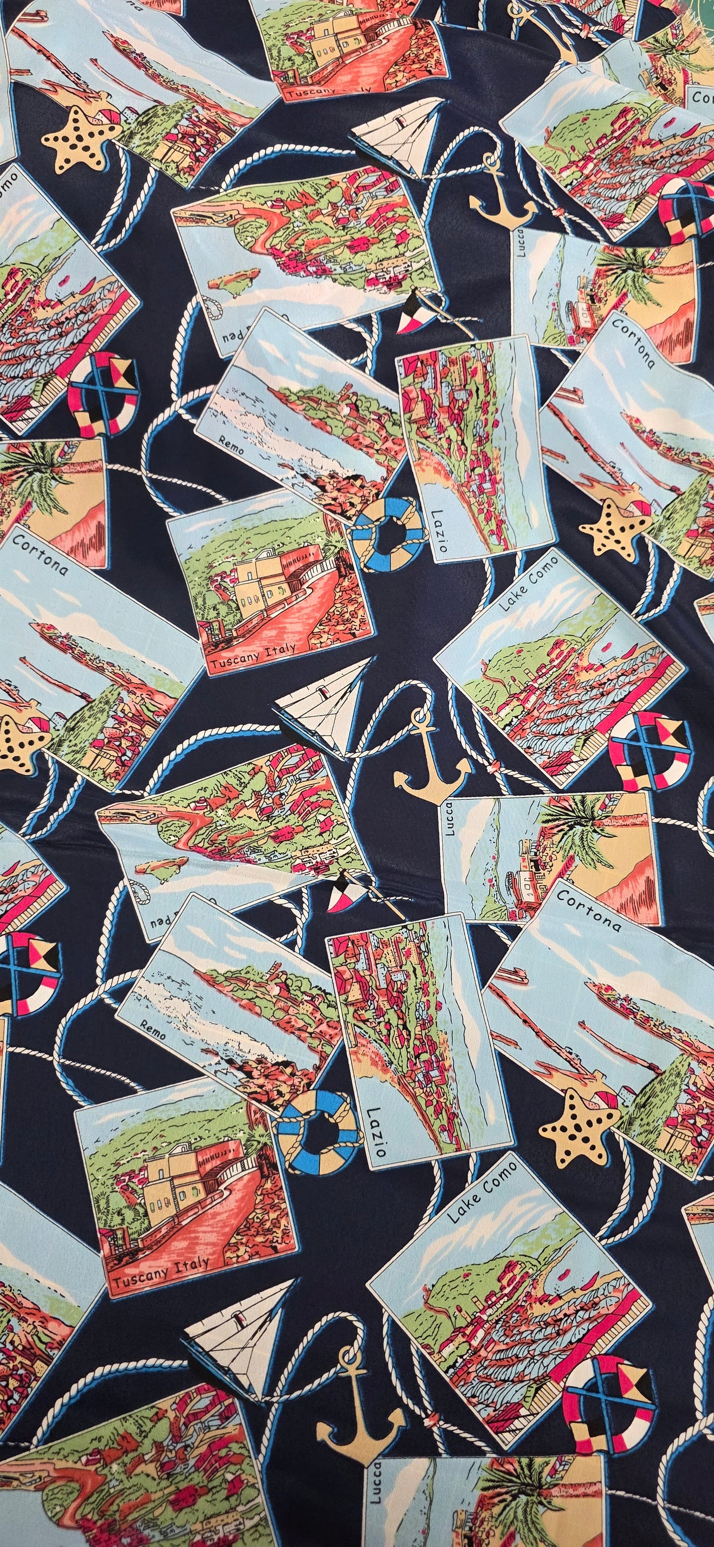 ReStash: 3.5yd Italian Postcard Polyester Crepe