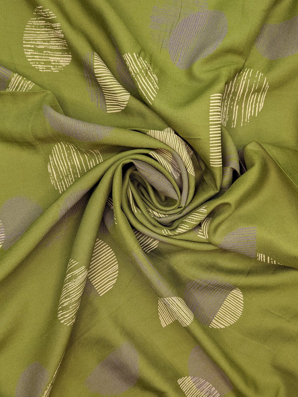 Viscose - Jane - Matcha Leaf