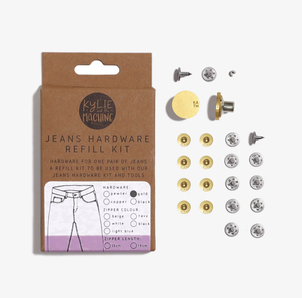 Jeans Refill Kit - Matte Gold - 15cm Beige